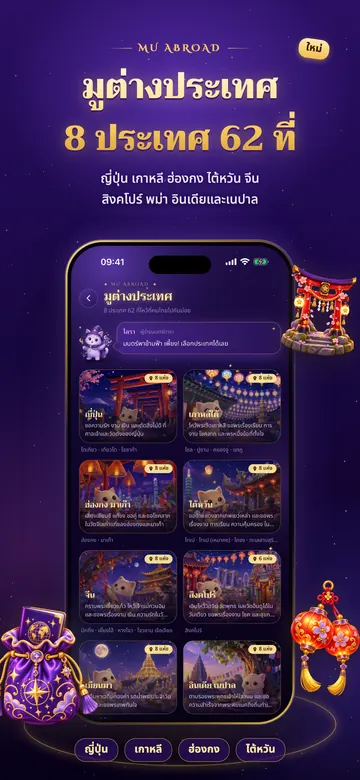 มูต่างประเทศ 8 ประเทศ 62 ที่